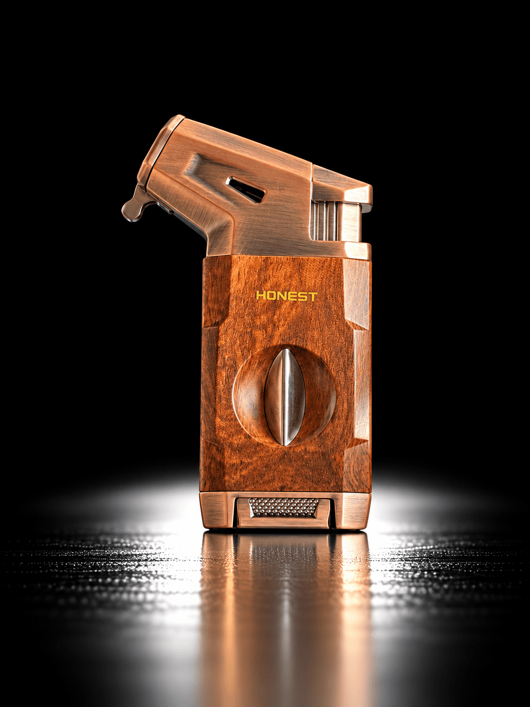 Honest Cigar Lighter + Cigar Cutter