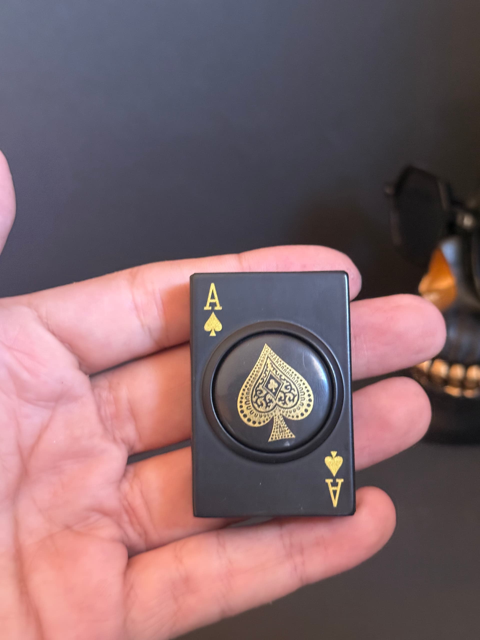 Playing Card Spinner Lighter