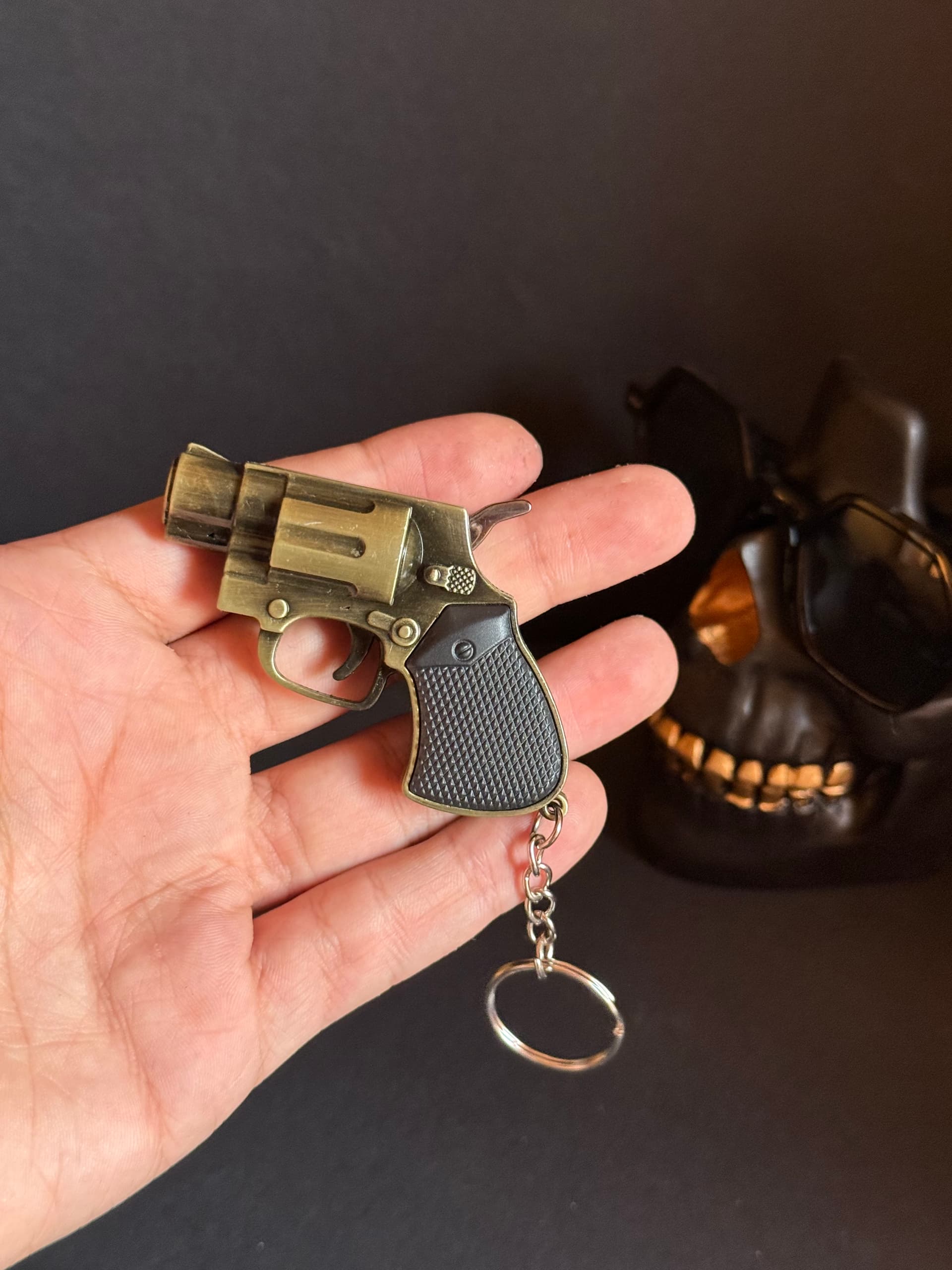 Gun Keychain Lighter