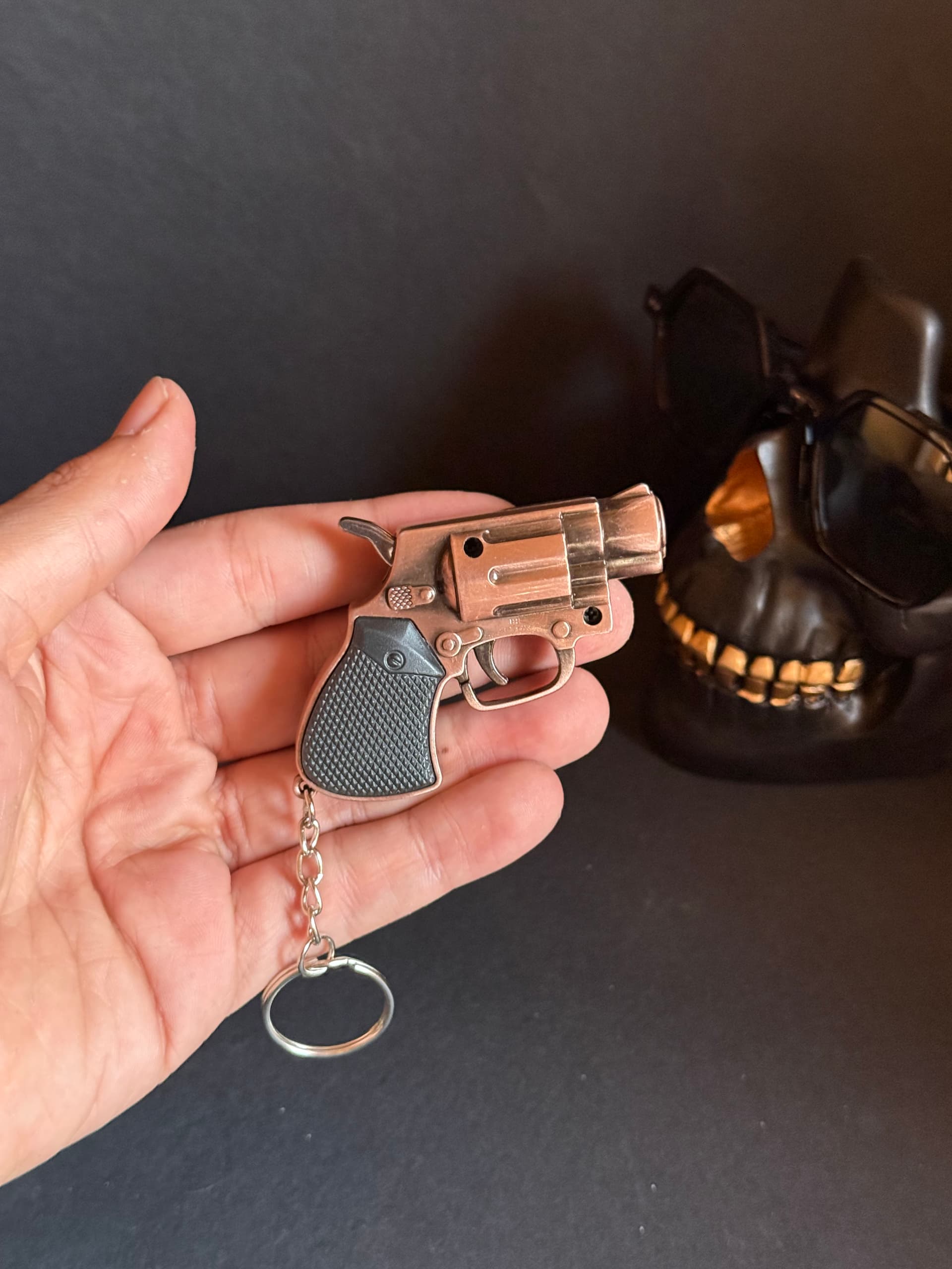 Gun Keychain Lighter