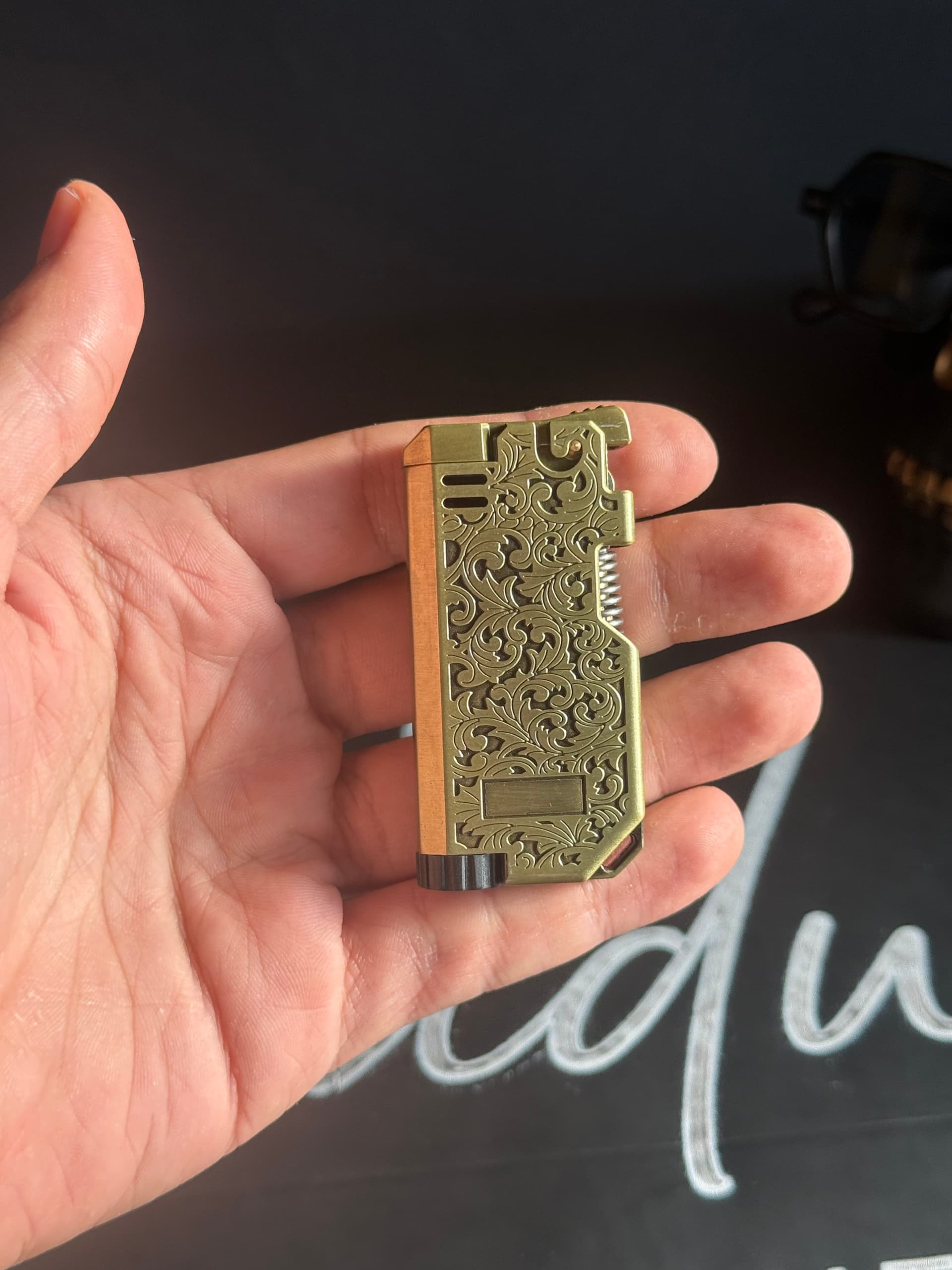 Ornate Metal Lighter
