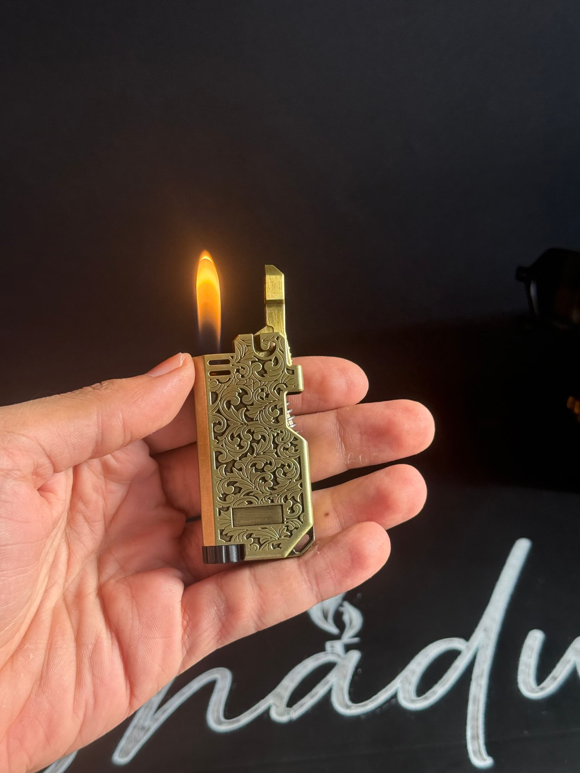 Ornate Metal Lighter