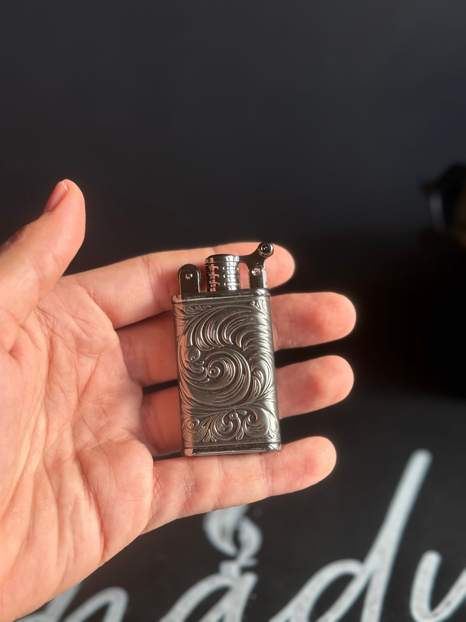 Ornate Metal Lighter