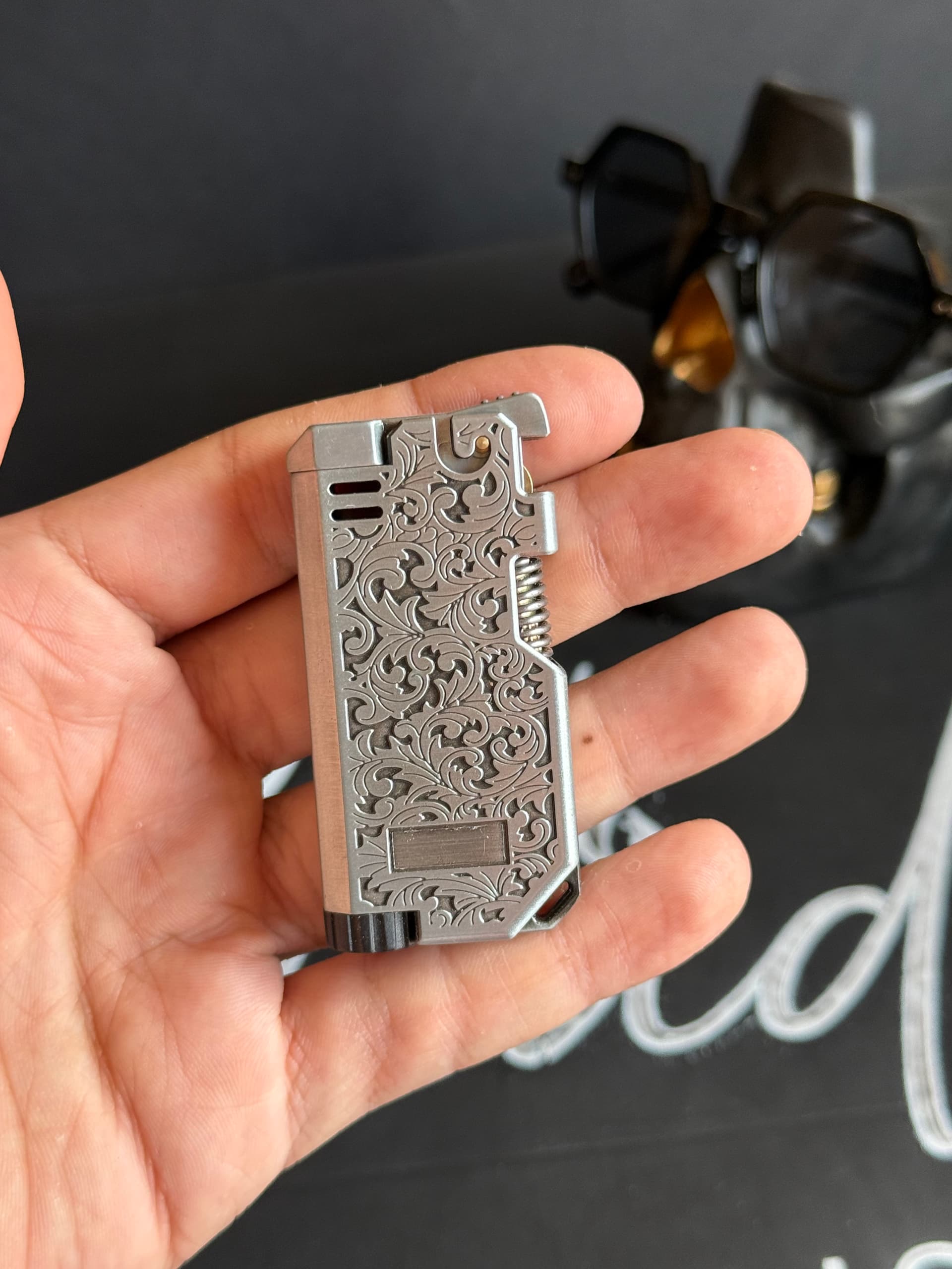 Ornate Metal Lighter