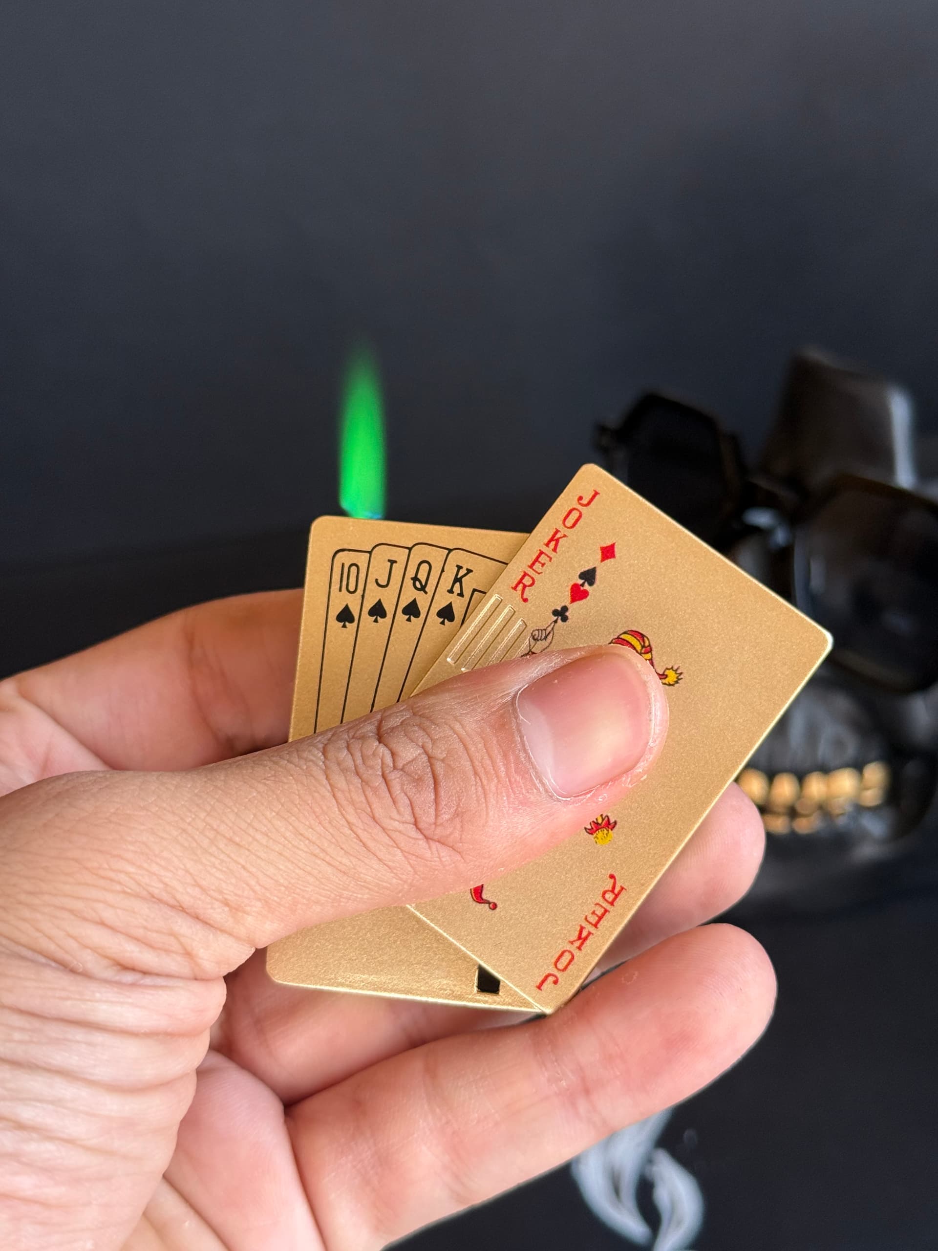Playing Card Lighter